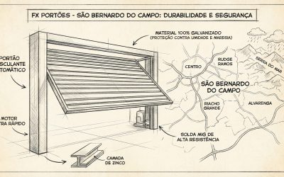 Portão Automático em São Bernardo do Campo: Por que o Material Galvanizado é Indispensável?